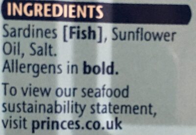 Princes Sardines in Sunflower 120g