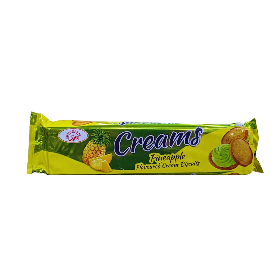 Sweet Mundo Creams Biscuit (Pineapple Flavour)