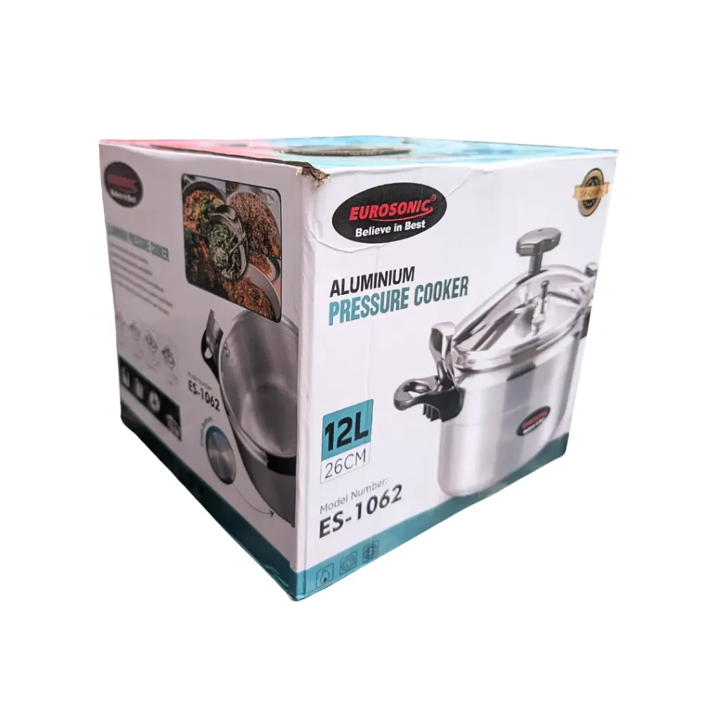 Eurosonic 12L Aluminium Pressure Cooker