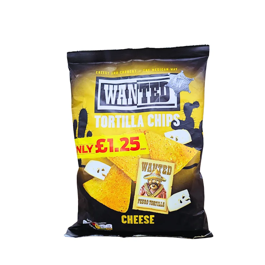 Wanted Tortilla Chips (Cheese) 150g
