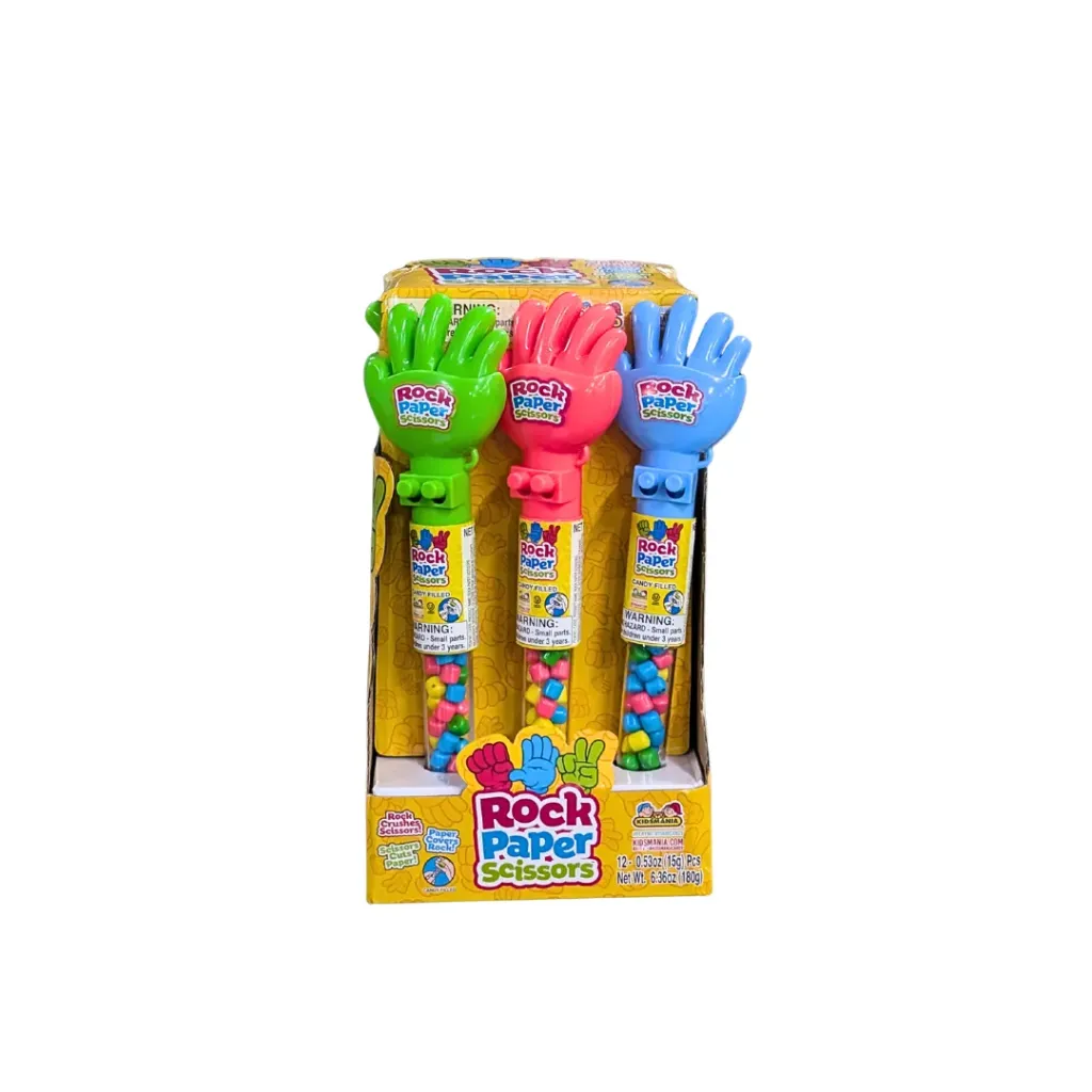 Rock Paper Scissors Toy Sweet Filled Candy 15g