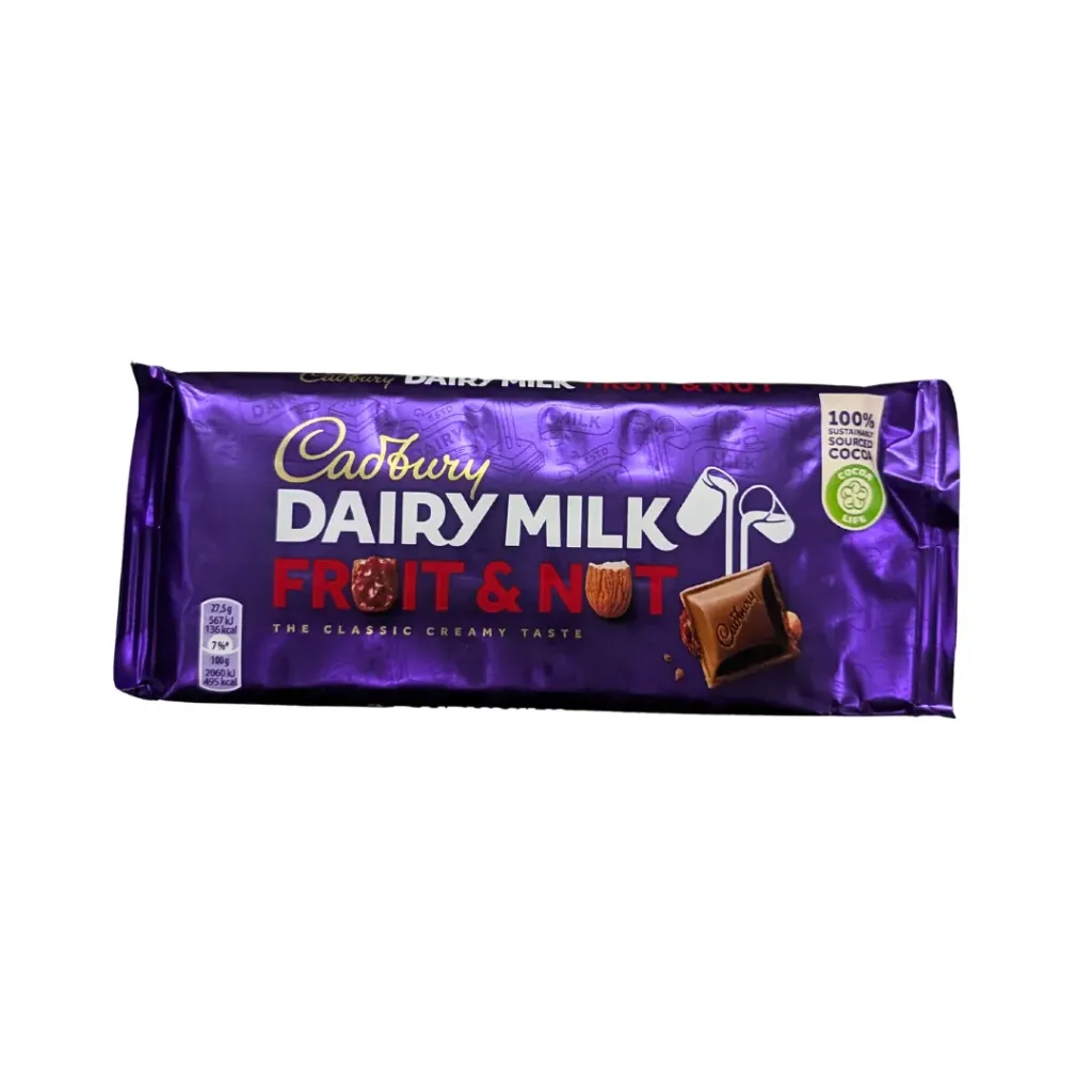 Cadbury Dairy Milk Fruit and Nut 110gm