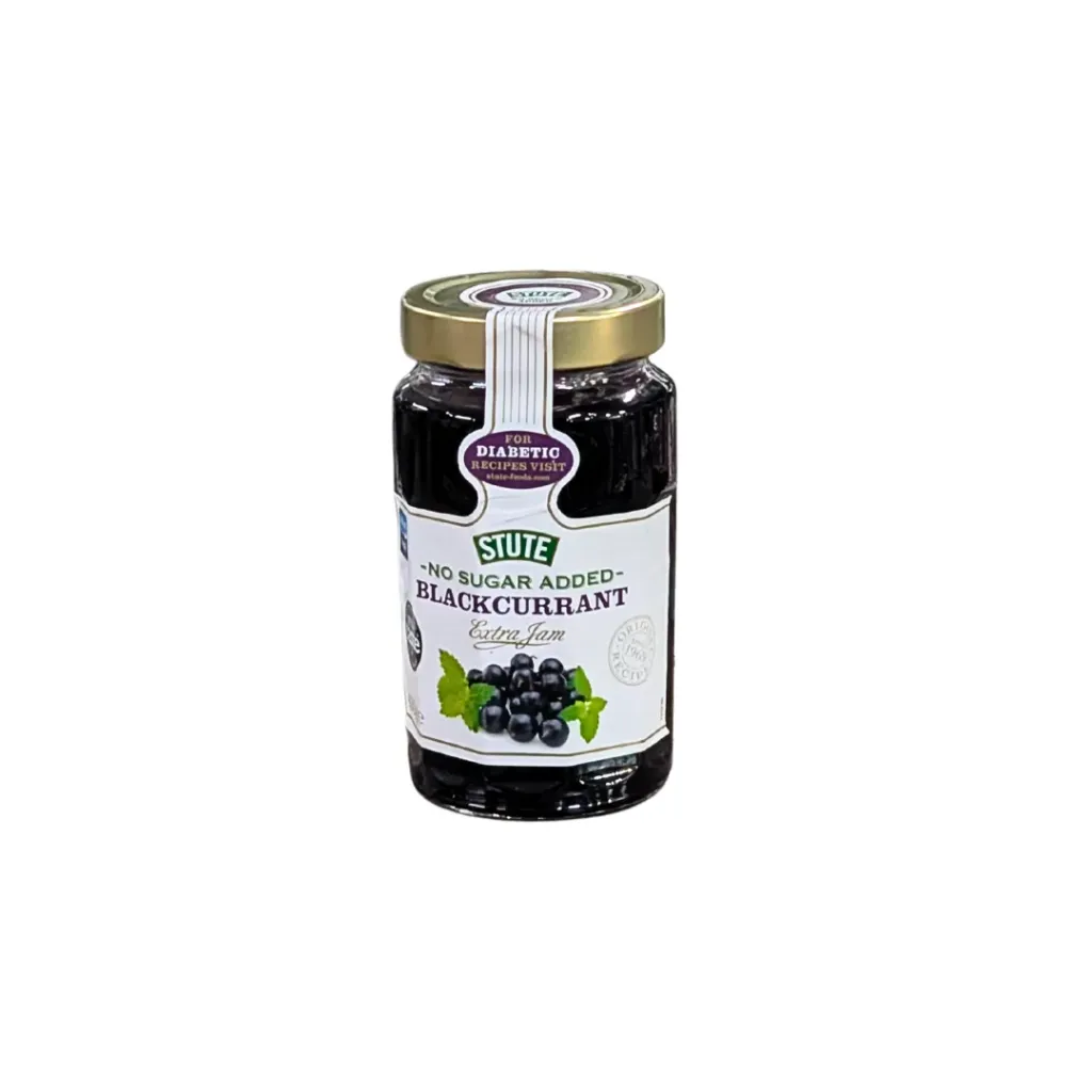 Stute No Sugar Added Black Currant Jam 430g