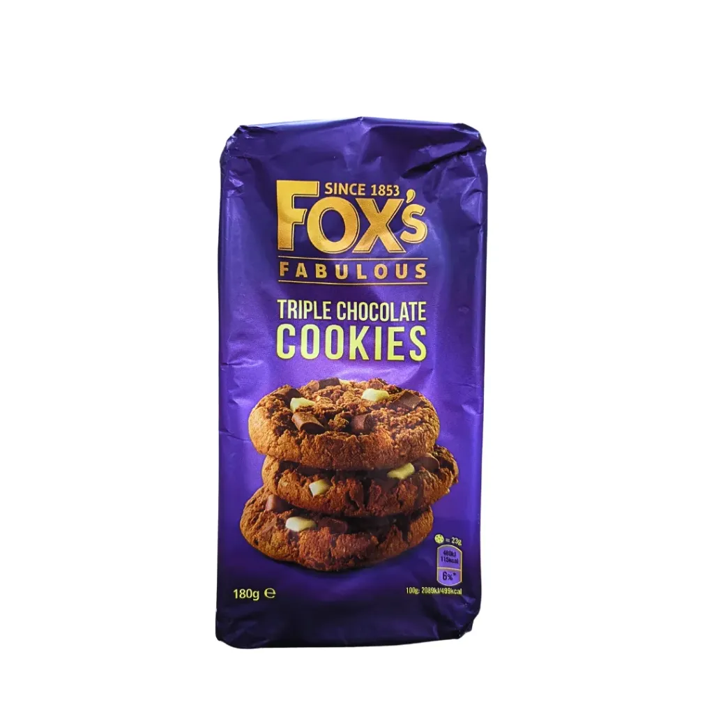 Fox's Fabulous Triple Chocolate Cookies 180g