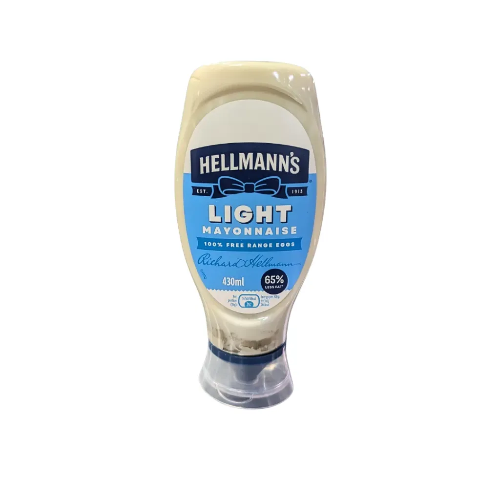 Hellmann's Light Mayonnaise 430ml Squeezy
