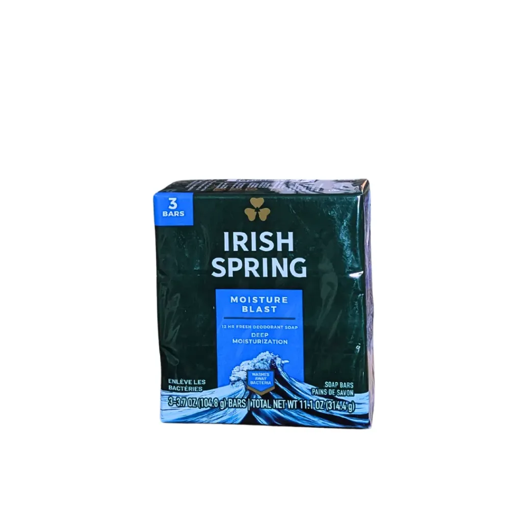 Irish Spring (Moisture Blast) Soap 104.8g/Bar