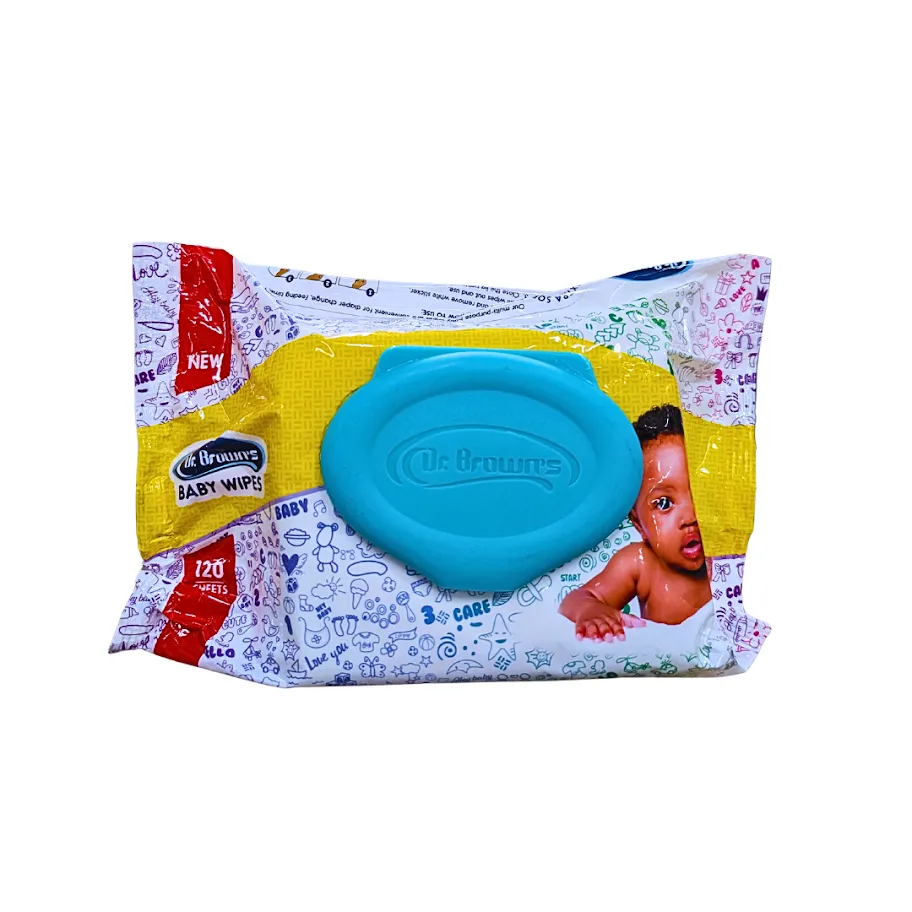Dr Brown Wipes 120 Wipes