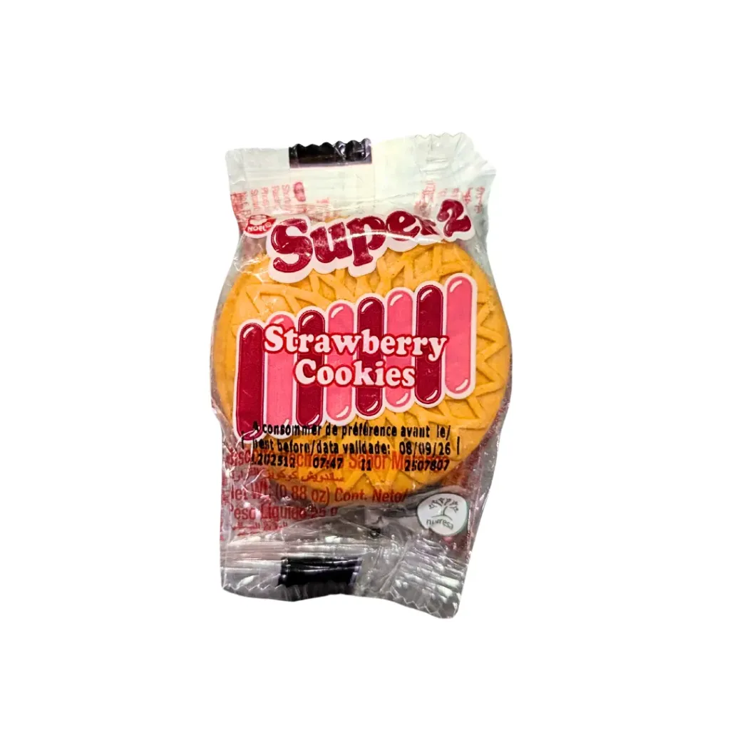 Super 2 Strawberry Cookies (Retail)