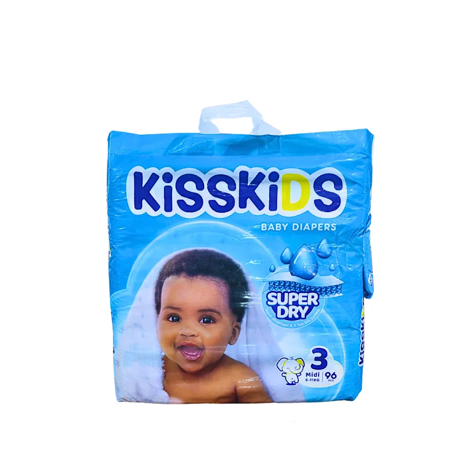 Kisskids Super Dry Size 4 Diaper (Big pack)