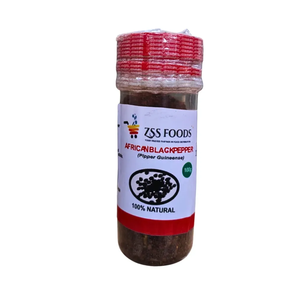 African Black Pepper 100g (Zss Foods)