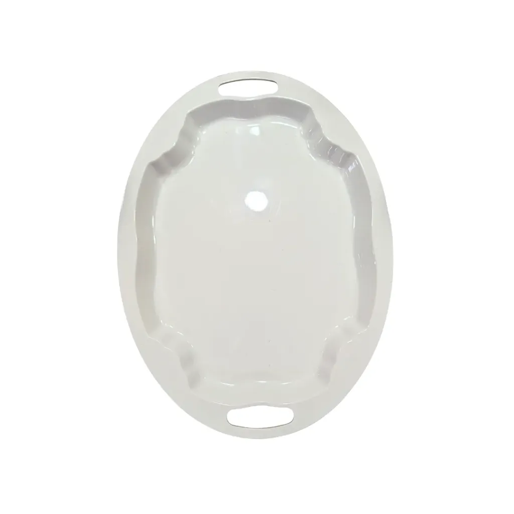 Oval Shaped Cream Tray - 92023