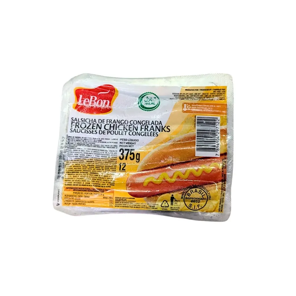 Lebon Chicken Franks 340g