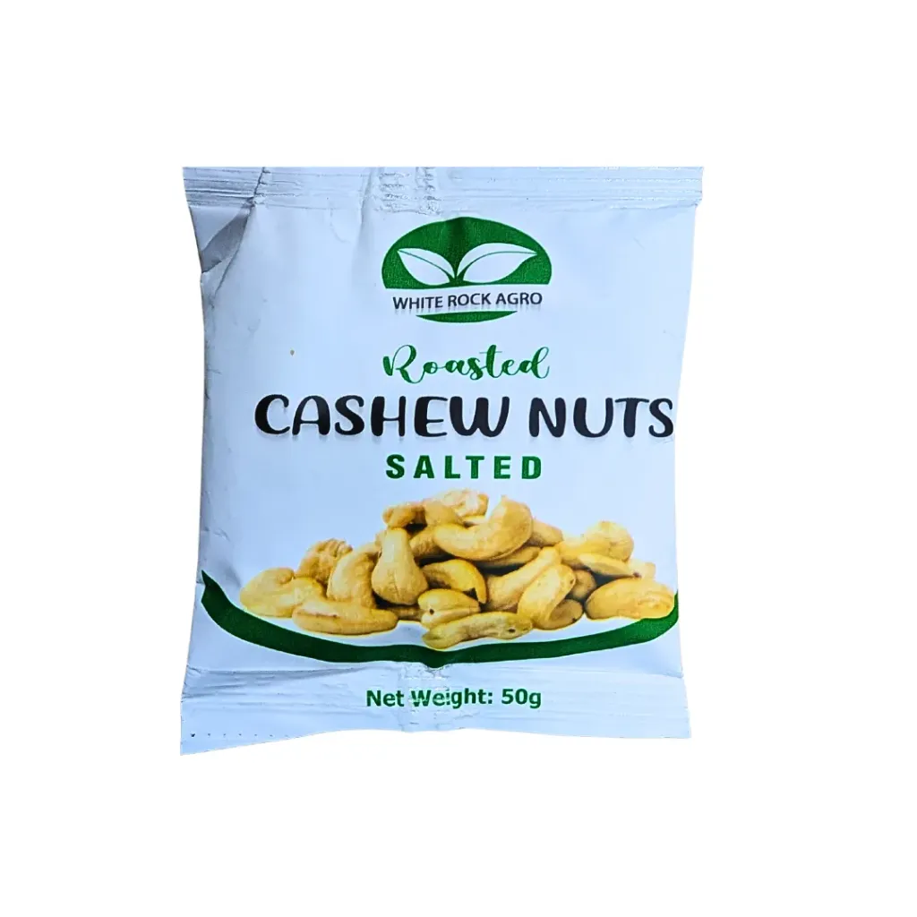 White Rock Agro Roasted Cashew Nuts Unsalted 50g