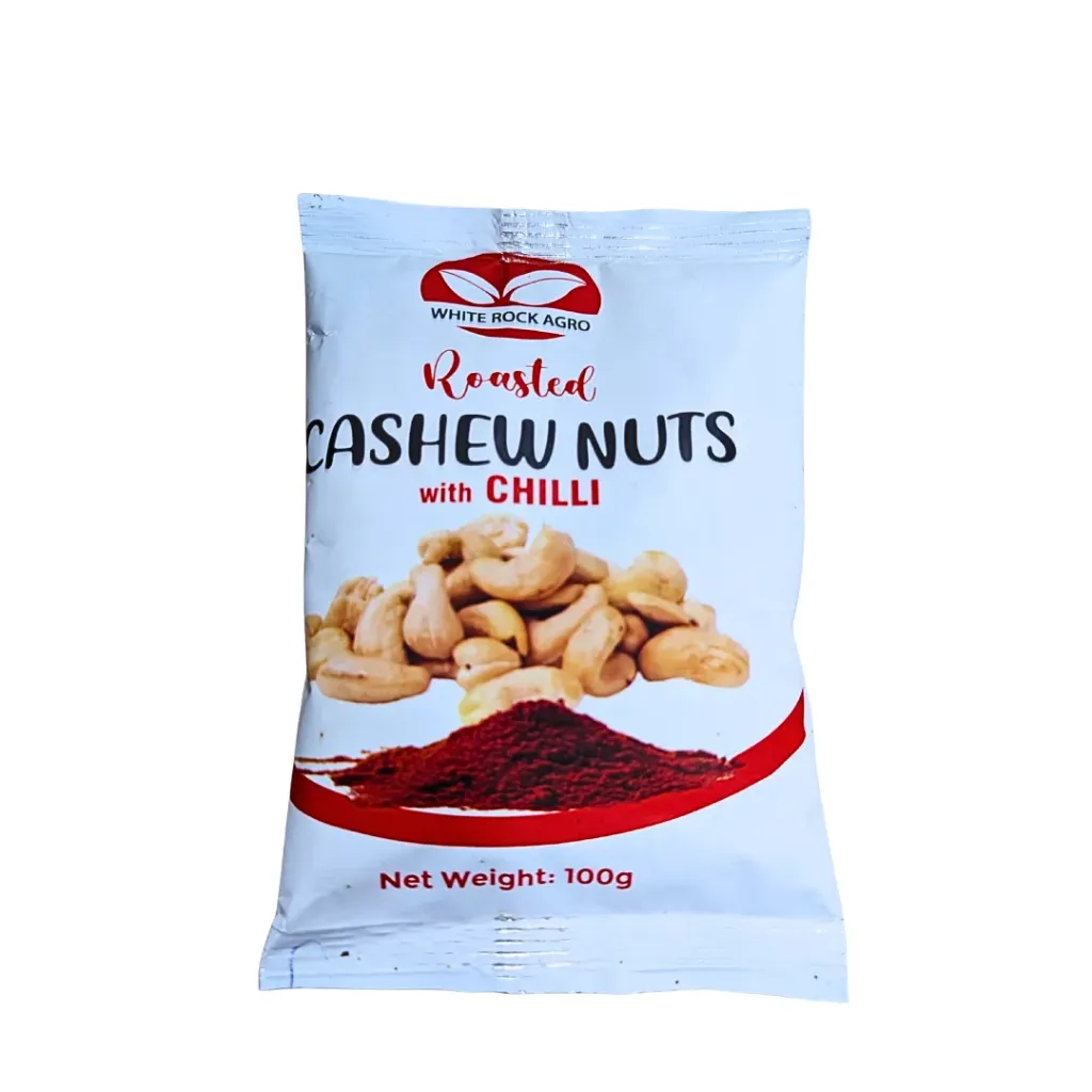 White Rock Agro Roasted Cashew Nuts with Chilli (100g)
