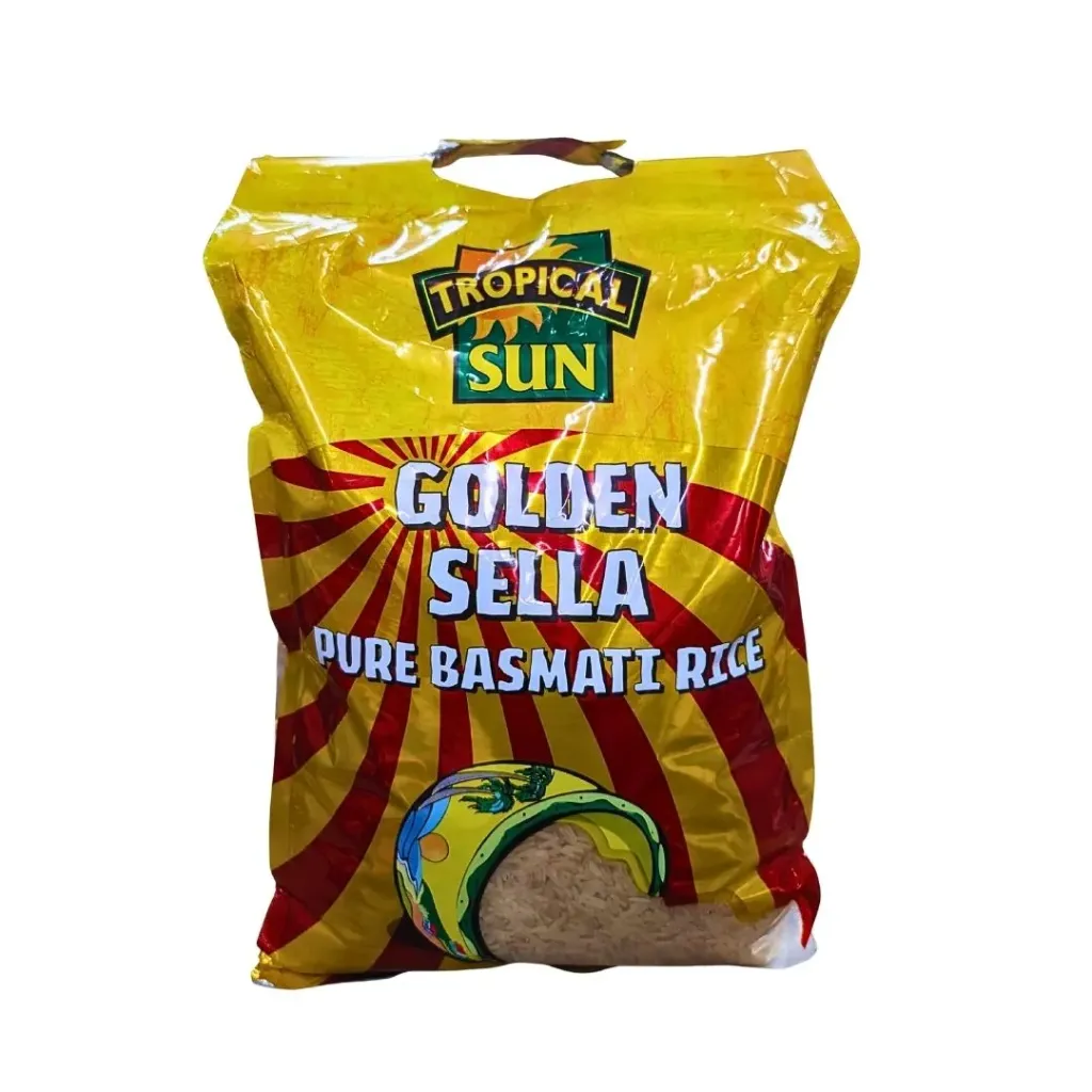 Tropical Sun Golden Sella Basmati Rice (5kg) | ENISTORES