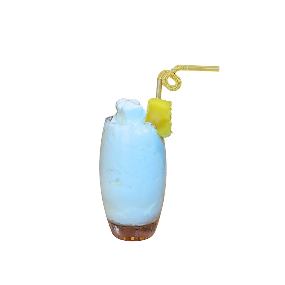 Virgin mojito (Pineapple and Coconut)