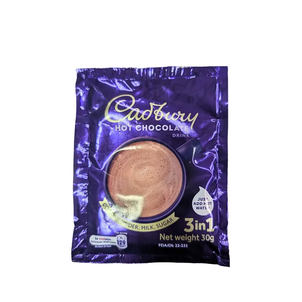 Cadbury 3 in 1 Hot Chocolate 30g (Row)