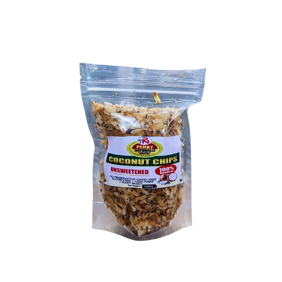 Perky Coconut Chips (Unsweetened) 100g