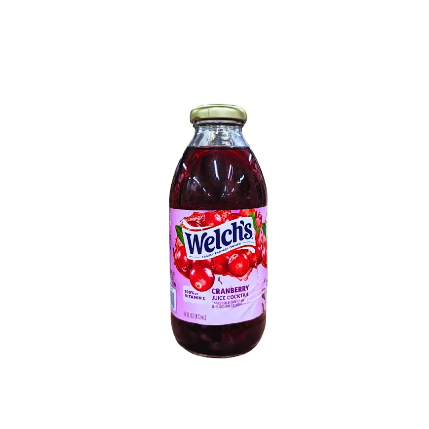 Welch 100% Cranberry Juice Bottle 473ml