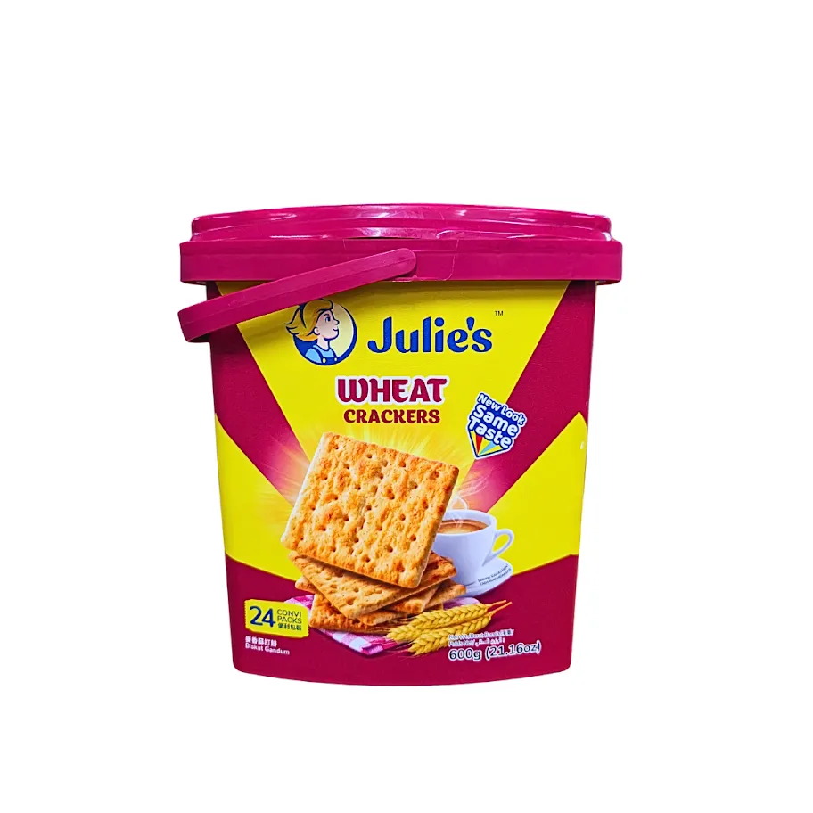 Julie's Wheat Crackers Tub - 600g