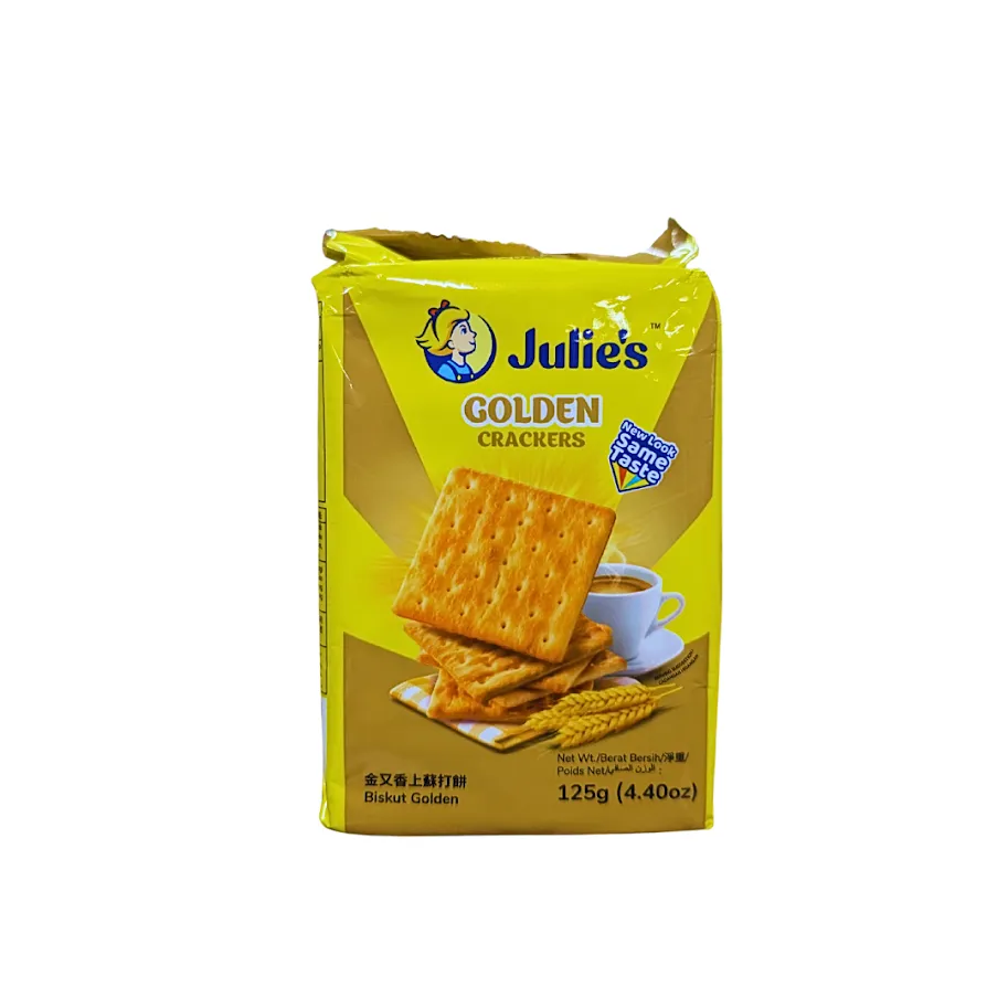 Julie's Golden Crackers 125g