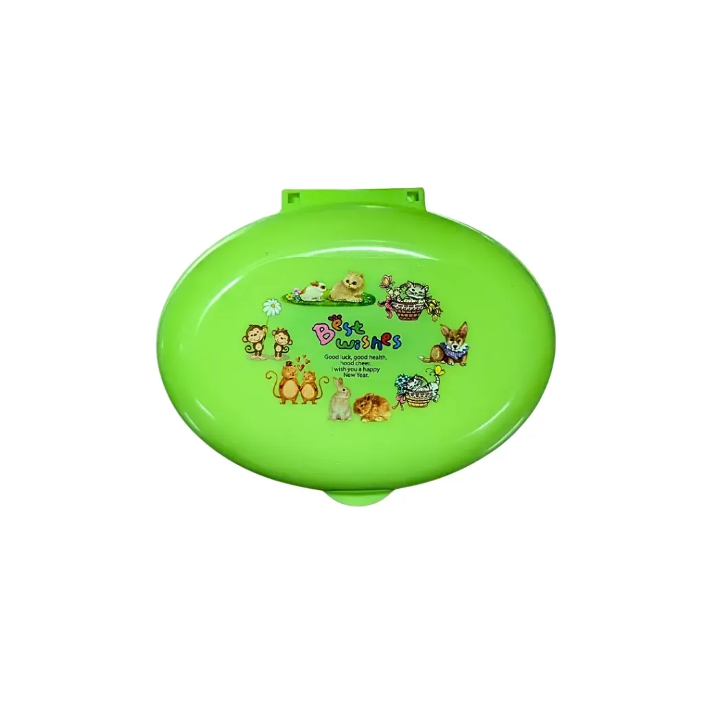 Best Wishes Plastic Soap Dish