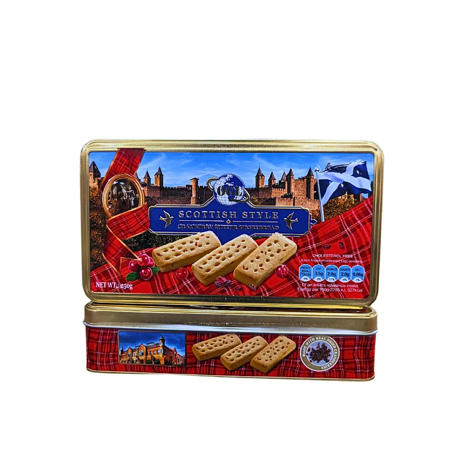 OGL Scottish Style shortbread Can 250g