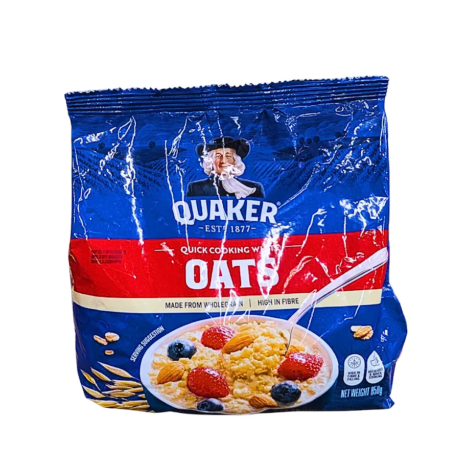Quaker Quick Cooking White Oat 850g