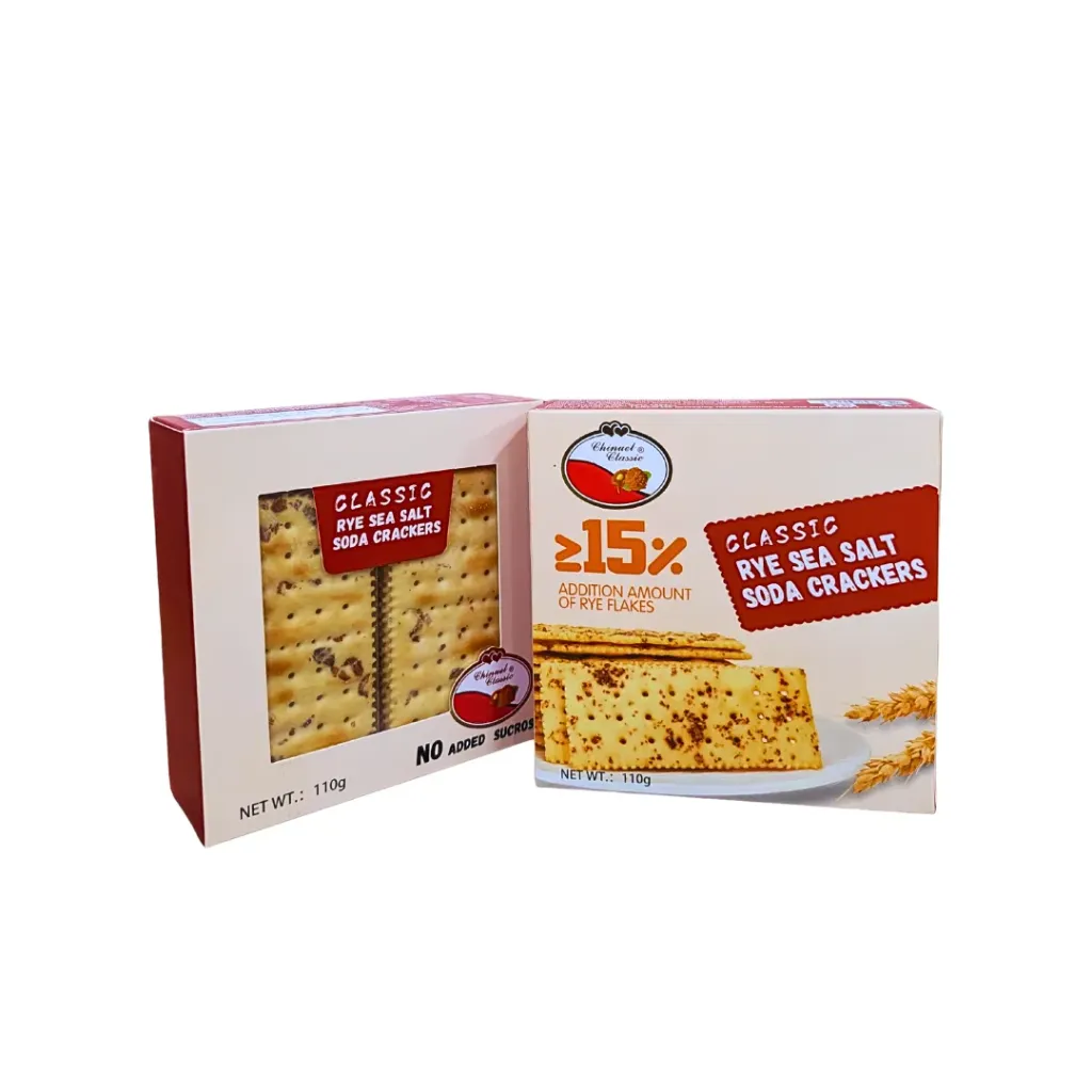 Classic Rye Sea Salt Soda Crackers 110g