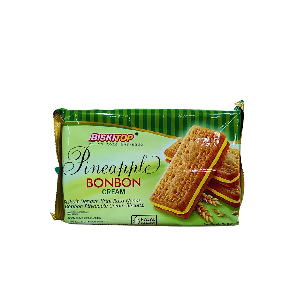 Biskitop Pineapple BonBon Cream Biscuit