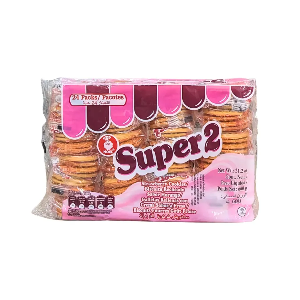 Super 2 Strawberry Cookies 600g