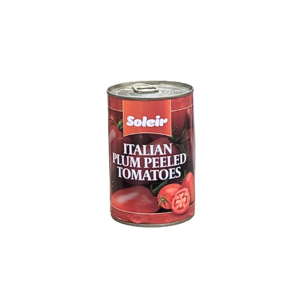 Soleir Italian Plum Peeled Tomatoes 400g