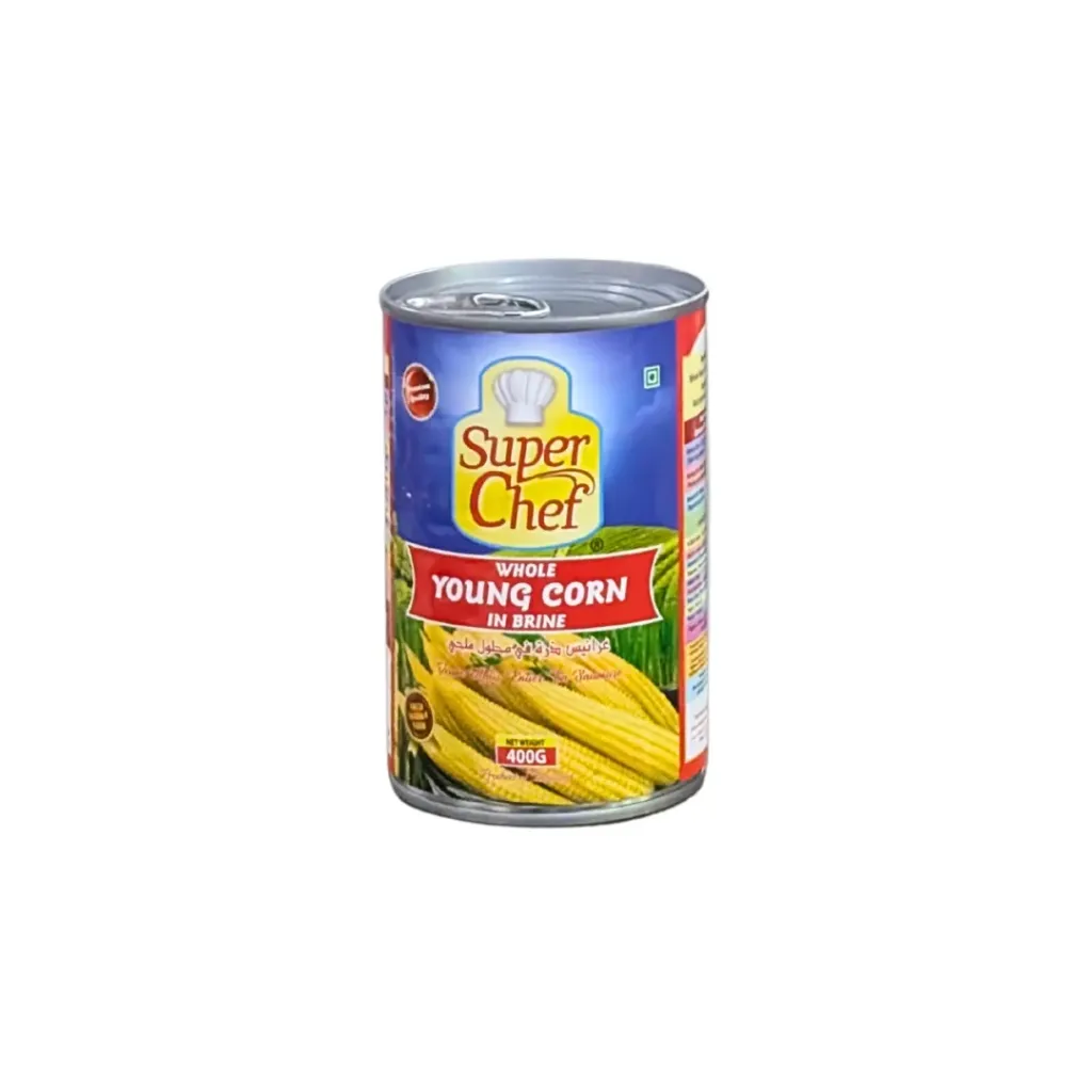 Super Chef Whole Young Corn 400g