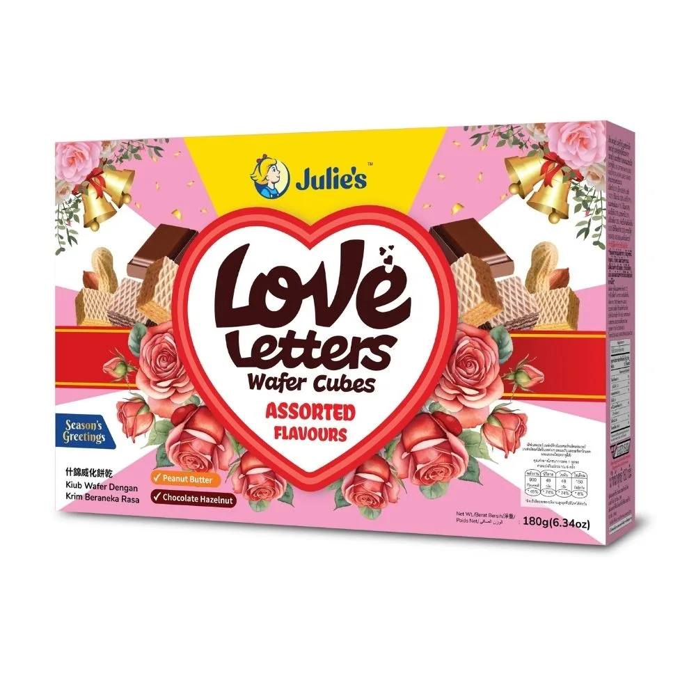 Julie's Love Letters Wafer Cubes 180g