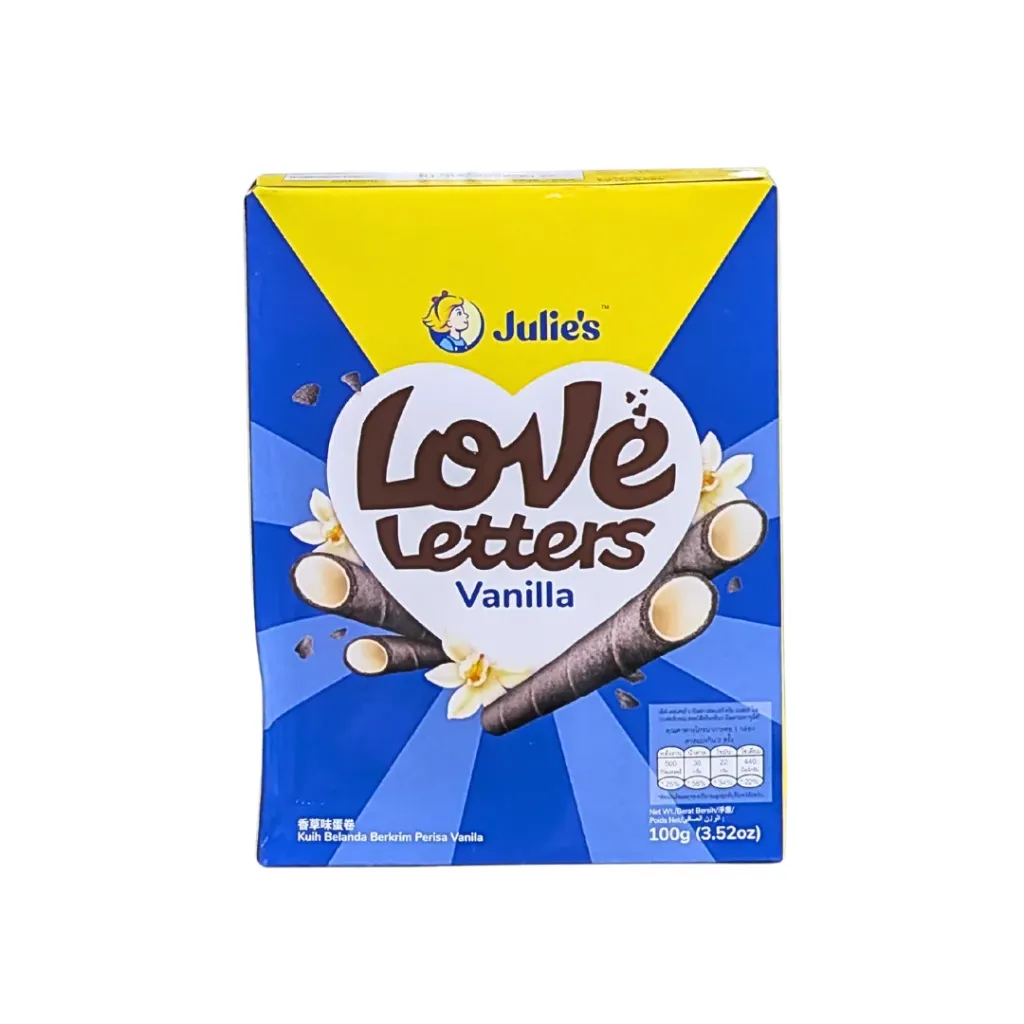 Julie’s Love Letters Vanilla 100g