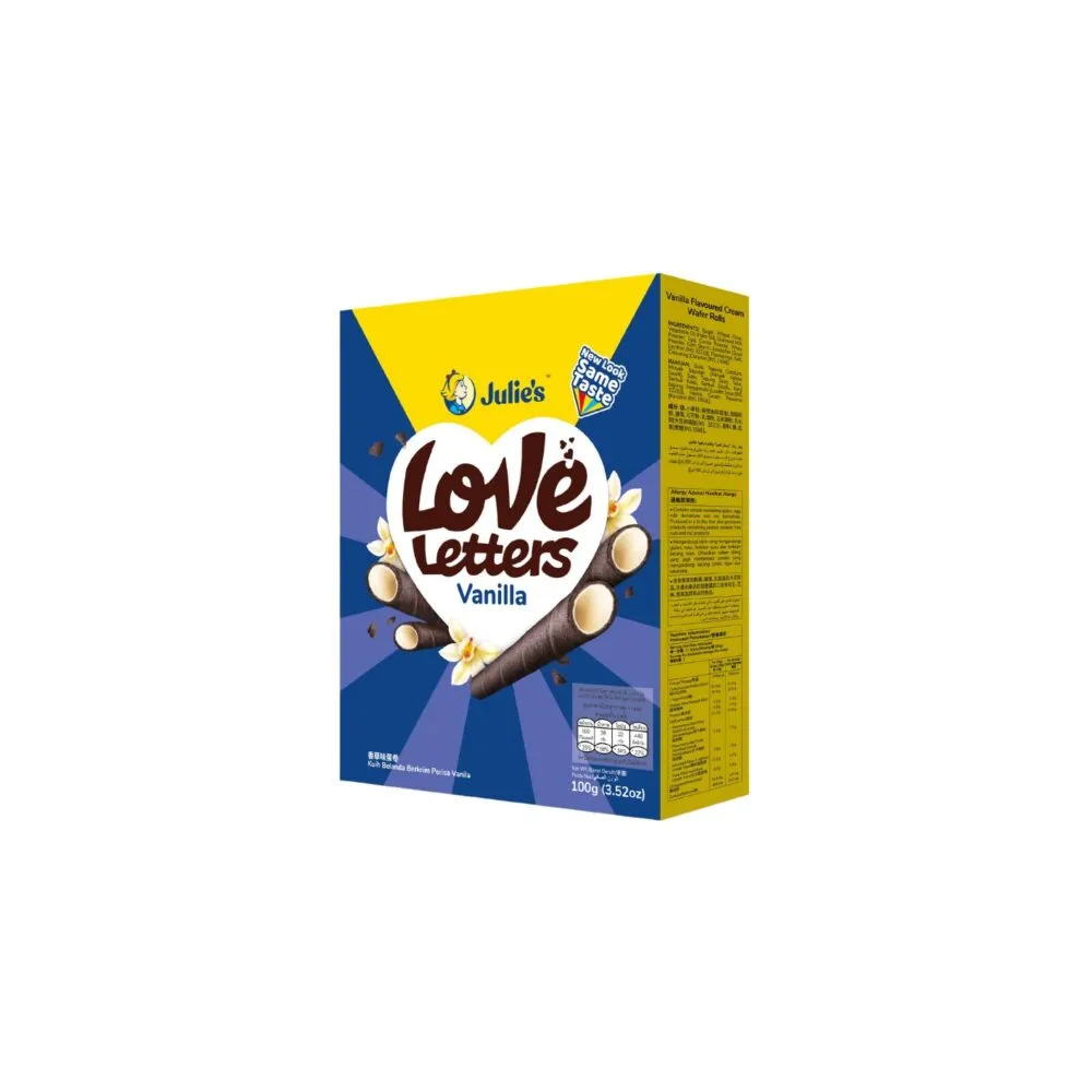 Julie’s Love Letters Vanilla 100g