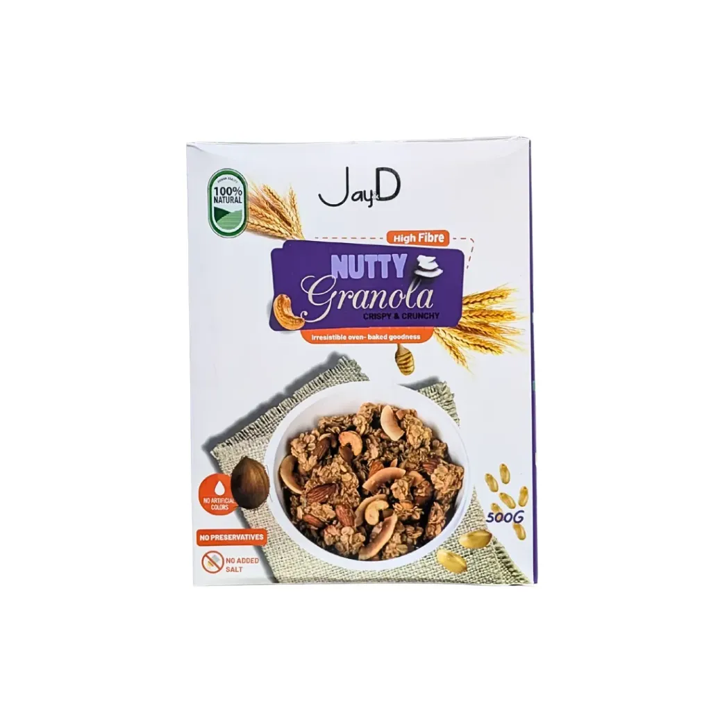 Jay & D Nutty  Granola 500g