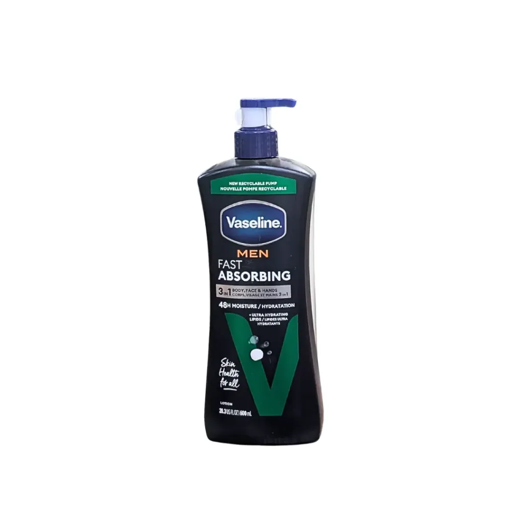 Vaseline Men Fast Absorbing 600ml