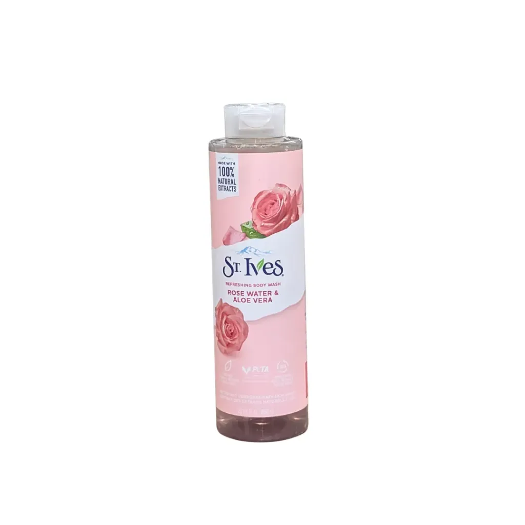 St Ives Refreshing Body Wash (Rose Water and Aloe vera)