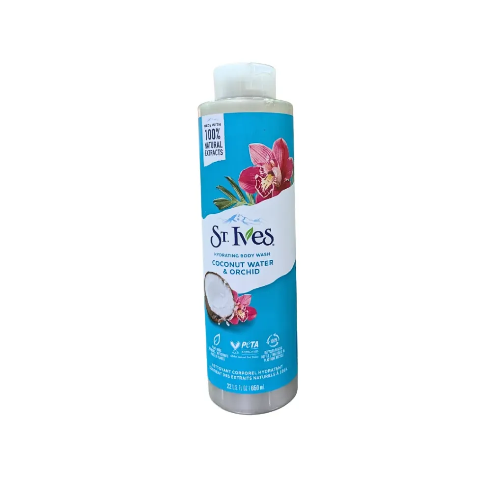 St Ives Body Wash (Coconut Water & Orchid)