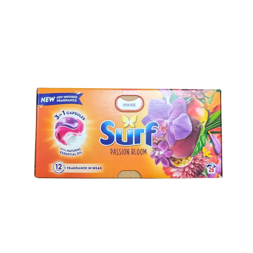 Surf Passion Bloom 3 in 1 Capsules Detergent