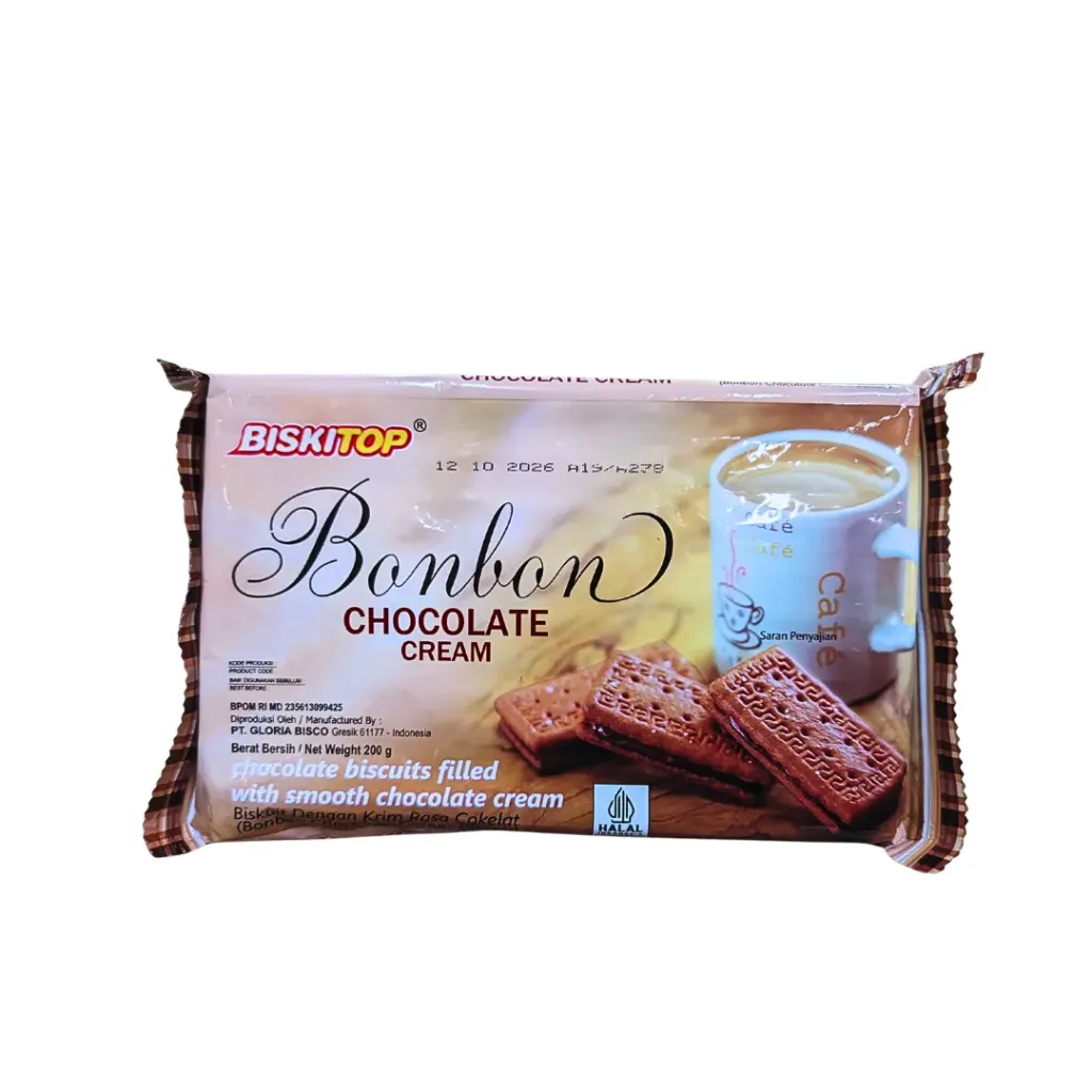 Biskitop Chocolate BonBon Cream Biscuit