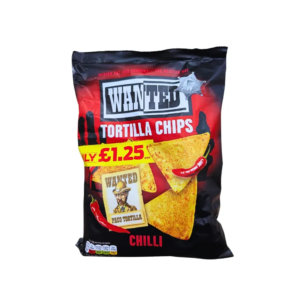 Wanted Tortilla Chips (Chilli) 150g