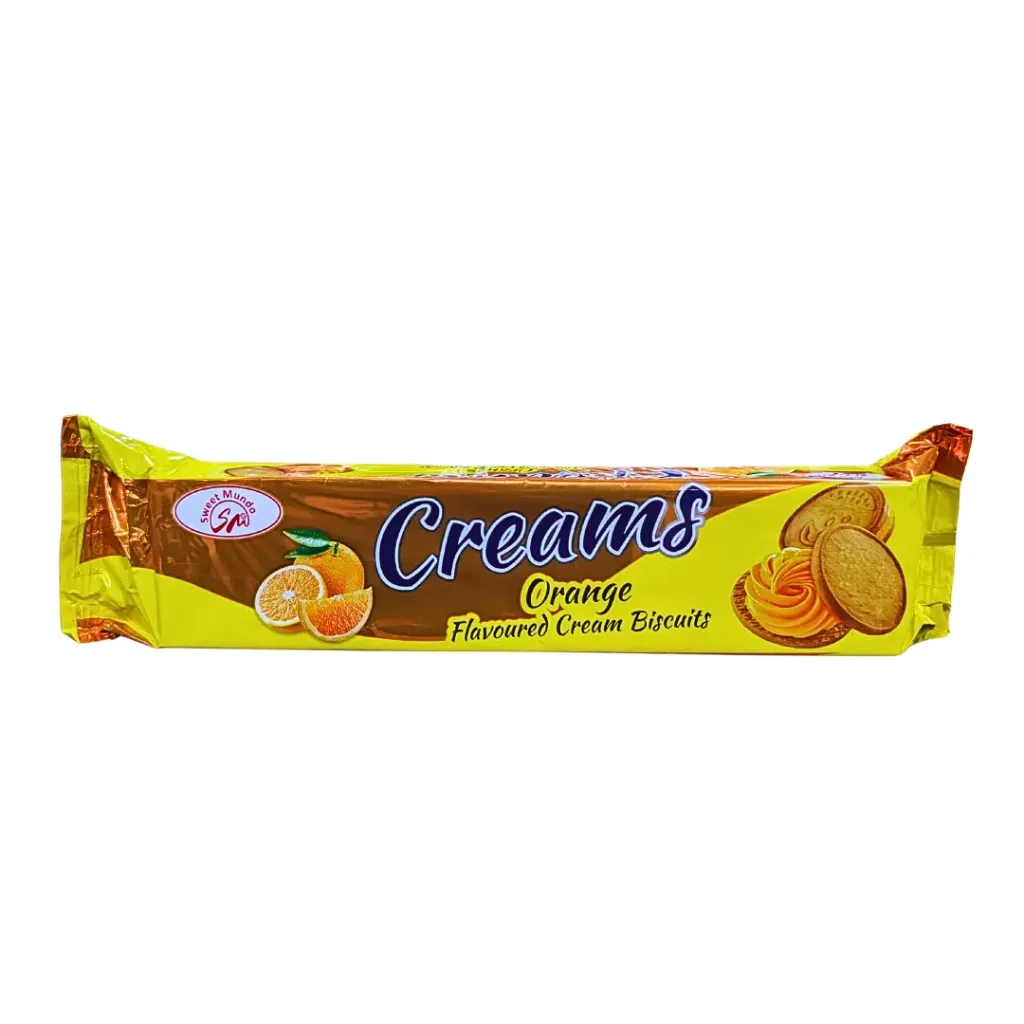 Sweet Mundo Creams Biscuit (Orange Flavour)