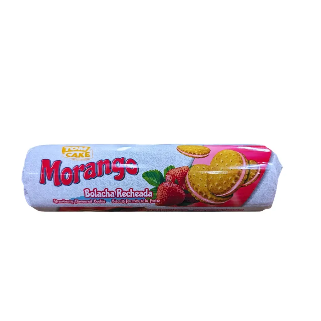 Tom Cake Morango Strawberry Flavoured Biscuit - 240g