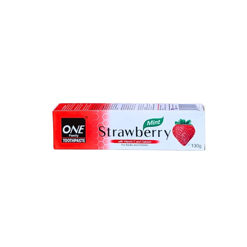 One Family Mint Strawberry Toothpaste  130g