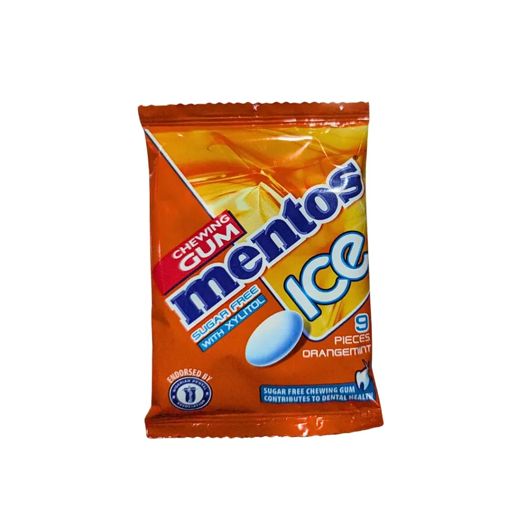 Mentos Ice Chewing Gum (Orangemint) 13g