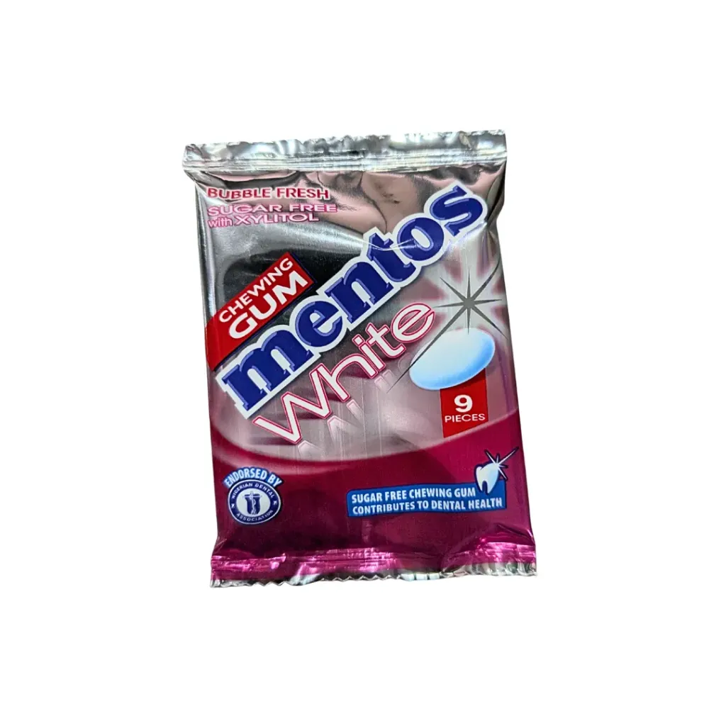 Mentos White Chewing Gum (Bubble Fresh) 13g