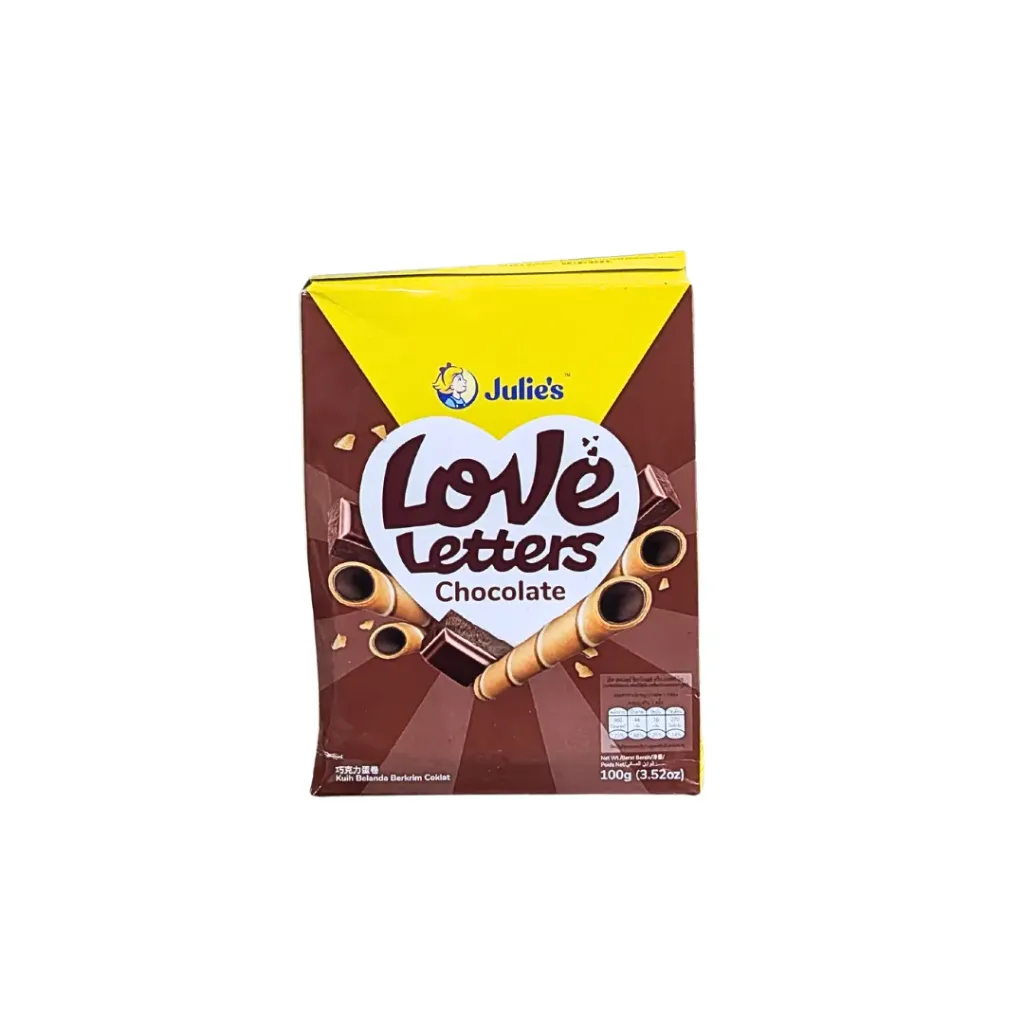Julie’s Love Letters Chocolate 100g