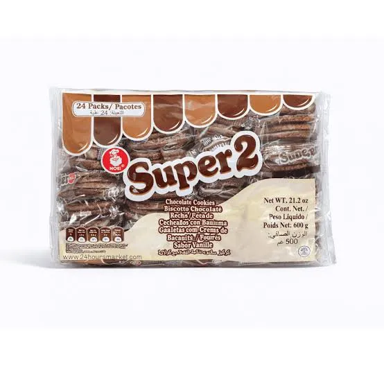 Super 2 Chocolate Cookies 600g